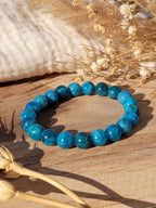 Bracelet en perles d’apatite naturelle 8 mm