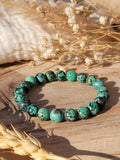 Bracelet en perles de turquoise africaine naturelle 8 mm