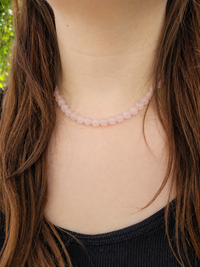 Collier Quartz Rose